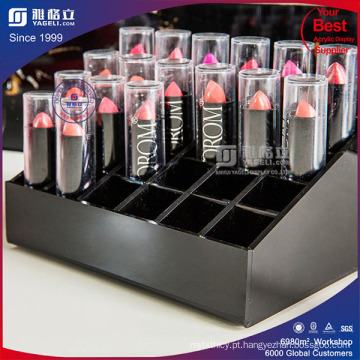 24 Cases Slots Black Acrylic Organizer Lipstick Display Stand